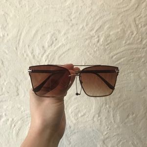 Brown and Gold Sunglasses